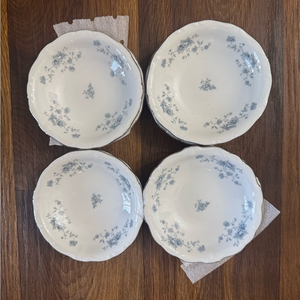 Classic Blue Floral Johann Haviland small bowls Set - 8 Pieces